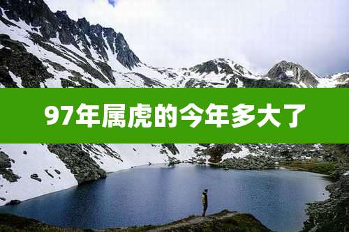 97年属虎的今年多大了