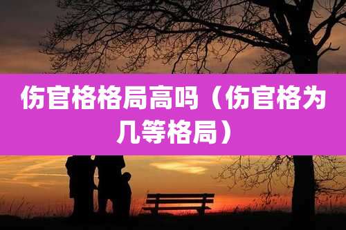 伤官格格局高吗（伤官格为几等格局）