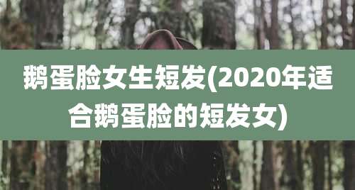 鹅蛋脸女生短发(2020年适合鹅蛋脸的短发女)
