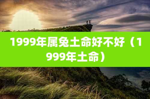1999年属兔土命好不好(1999年土命)