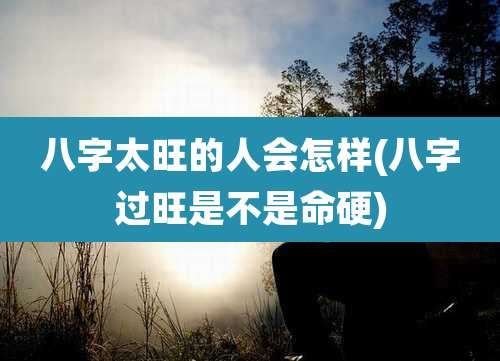 八字太旺的人会怎样(八字过旺是不是命硬)