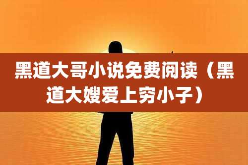 黑道大哥小说免费阅读（黑道大嫂爱上穷小子）