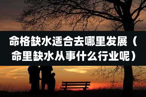 命格缺水适合去哪里发展（命里缺水从事什么行业呢）