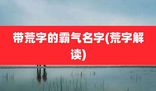 带荒字的霸气名字(荒字解读)