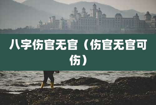 八字伤官无官(伤官无官可伤)