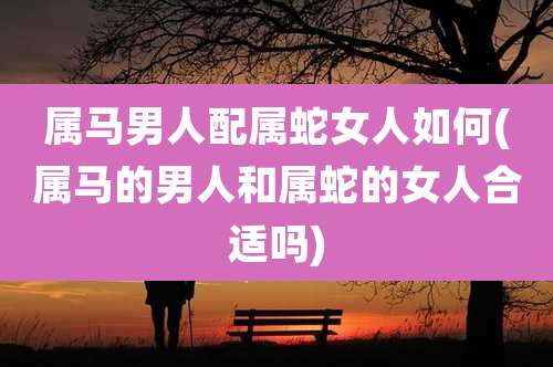 属马男人配属蛇女人如何(属马的男人和属蛇的女人合适吗)