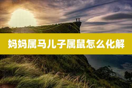 妈妈属马儿子属鼠怎么化解