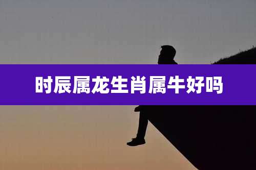 时辰属龙生肖属牛好吗