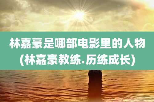 林嘉豪是哪部电影里的人物(林嘉豪教练.历练成长)