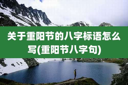 关于重阳节的八字标语怎么写(重阳节八字句)