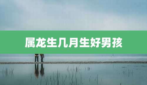 属龙生几月生好男孩