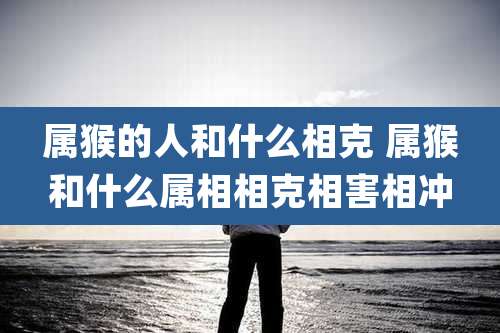 属猴的人和什么相克 属猴和什么属相相克相害相冲