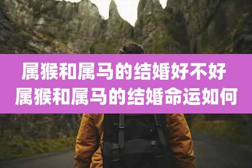 属猴和属马的结婚好不好 属猴和属马的结婚命运如何