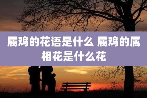 属鸡的花语是什么 属鸡的属相花是什么花