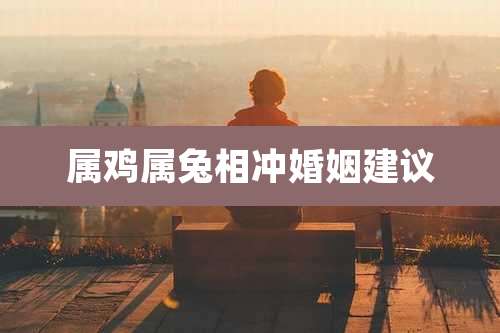 属鸡属兔相冲婚姻建议