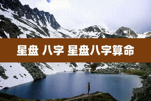 星盘 八字 星盘八字算命