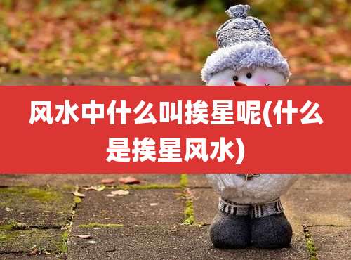 风水中什么叫挨星呢(什么是挨星风水)