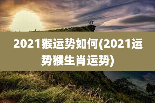 2021猴运势如何(2021运势猴生肖运势)