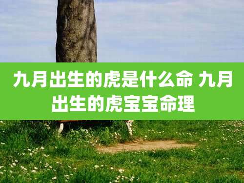 九月出生的虎是什么命 九月出生的虎宝宝命理