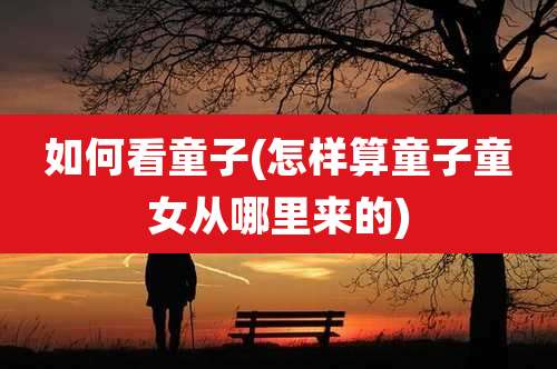 如何看童子(怎样算童子童女从哪里来的)