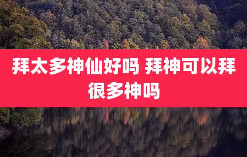 拜太多神仙好吗 拜神可以拜很多神吗