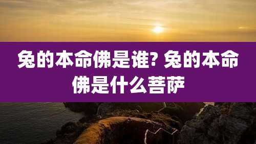 兔的本命佛是谁? 兔的本命佛是什么菩萨
