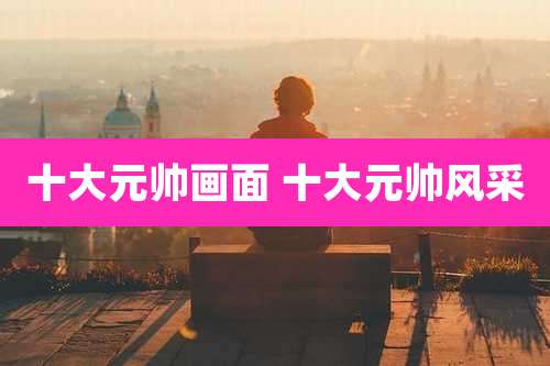 十大元帅画面 十大元帅风采