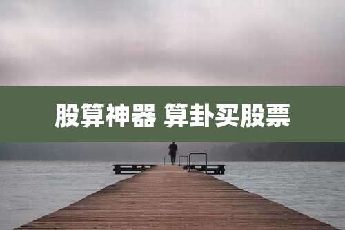股算神器 算卦买股票