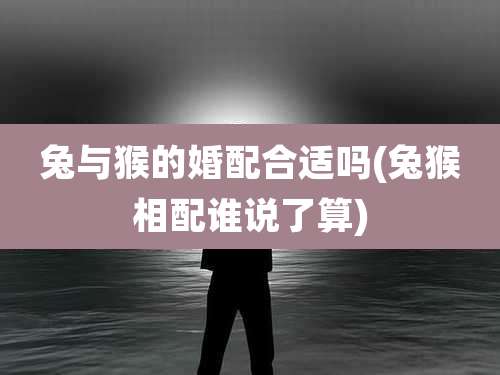 兔与猴的婚配合适吗(兔猴相配谁说了算)