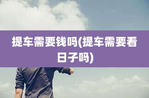 提车需要钱吗(提车需要看日子吗)
