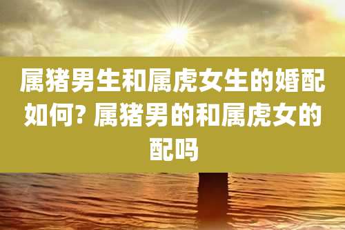 属猪男生和属虎女生的婚配如何? 属猪男的和属虎女的配吗
