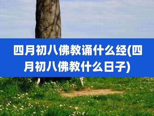 四月初八佛教诵什么经(四月初八佛教什么日子)