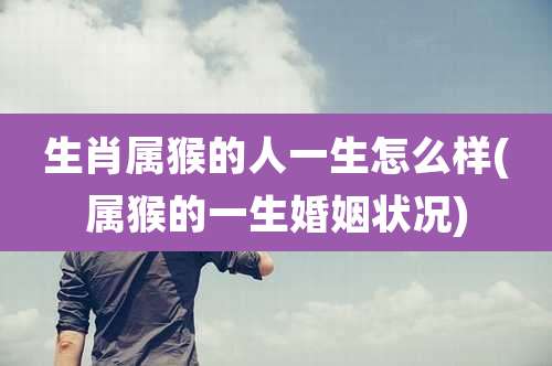 生肖属猴的人一生怎么样(属猴的一生婚姻状况)