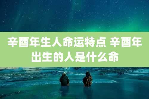 辛酉年生人命运特点 辛酉年出生的人是什么命