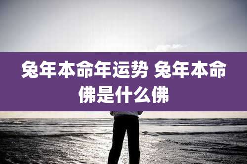 兔年本命年运势 兔年本命佛是什么佛