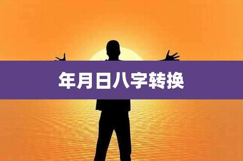 年月日八字转换