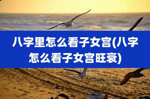 八字里怎么看子女宫(八字怎么看子女宫旺衰)