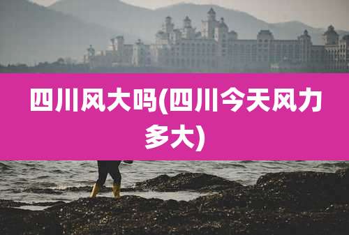 四川风大吗(四川今天风力多大)