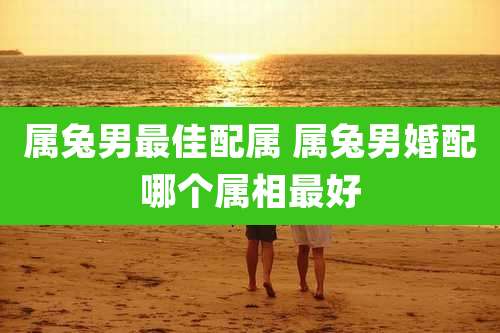 属兔男最佳配属 属兔男婚配哪个属相最好