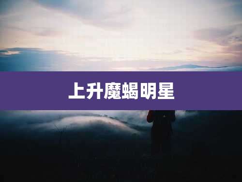上升魔蝎明星