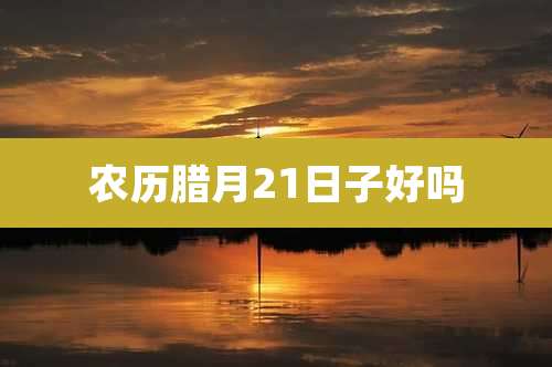 农历腊月21日子好吗