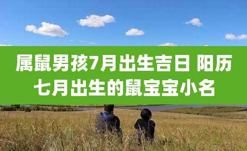属鼠男孩7月出生吉日 阳历七月出生的鼠宝宝小名