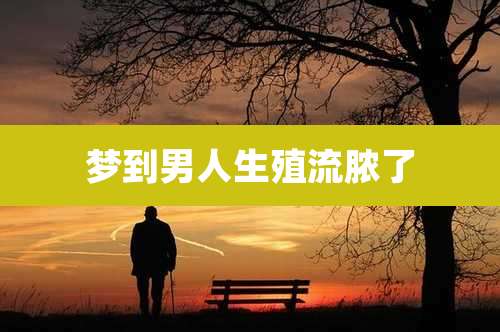 梦到男人生殖流脓了