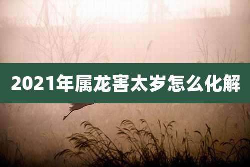 2021年属龙害太岁怎么化解