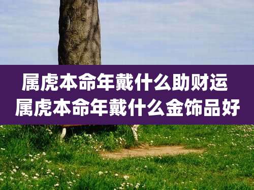 属虎本命年戴什么助财运 属虎本命年戴什么金饰品好