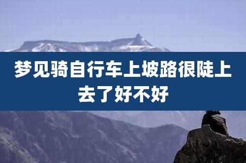 梦见骑自行车上坡路很陡上去了好不好