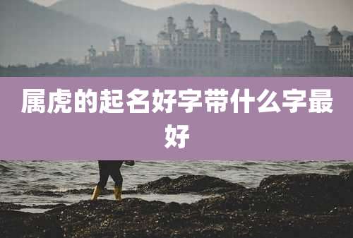 属虎的起名好字带什么字最好