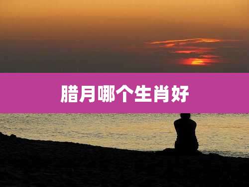 腊月哪个生肖好