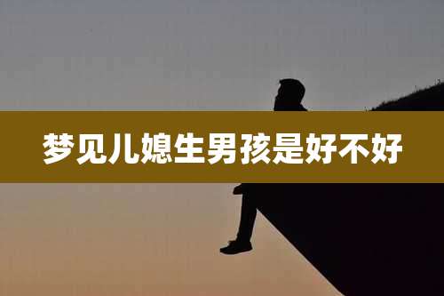 梦见儿媳生男孩是好不好