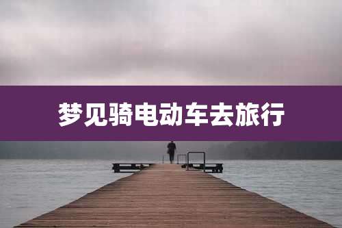 梦见骑电动车去旅行